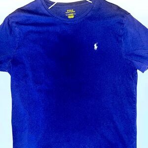 Polo by Ralph Lauren Men's Blue T-Shirt